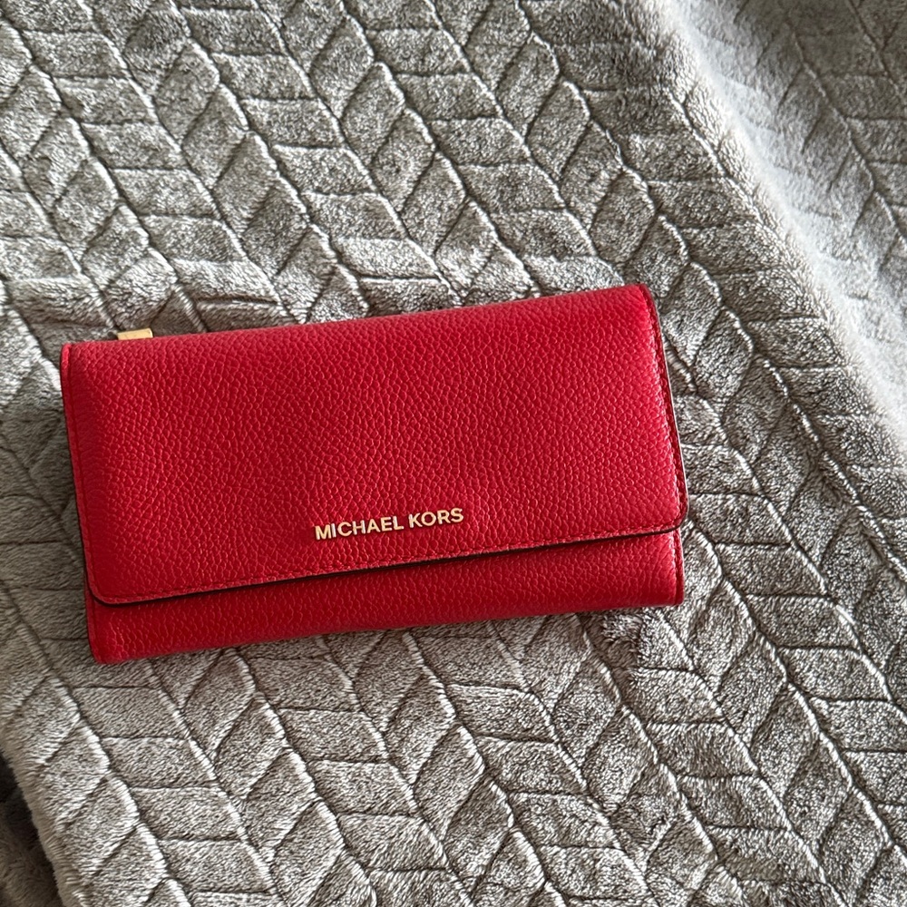 Michael Kors Red Wallet